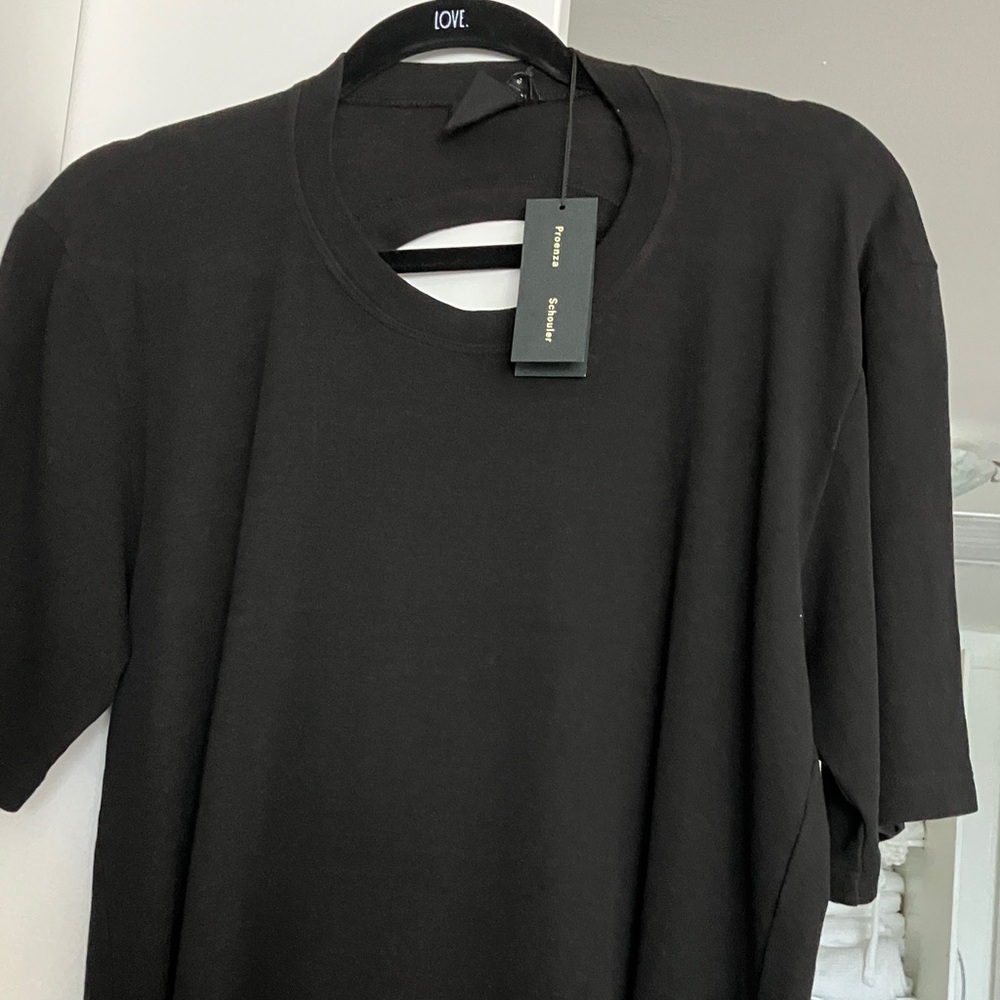 Proenza Schouler Black Tunic Top